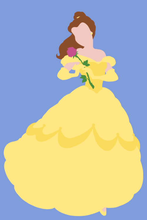 Minimalist Phone Backgrounds❧Belle, the girl who wanted adventure and fell in love with a beastFor l