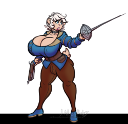 ghosts-go-boo: wittless-pilgrim-nsfw:  afterseeing this pixal sprite by s-purple i felt compelled to draw @ghosts-go-boo‘s jaimie the fantasy outfit i was’nt holing out much hope but it just worked out so well in the start and it looks great!  hope