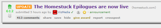 sometipsygnostalgic: look at those stats this is officially the most homestuck post 