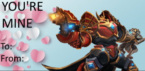 Set 1 | Set 2 | Set 3 | Set 4 | Set 5  Paladins Valentines card dump!To our special community, court