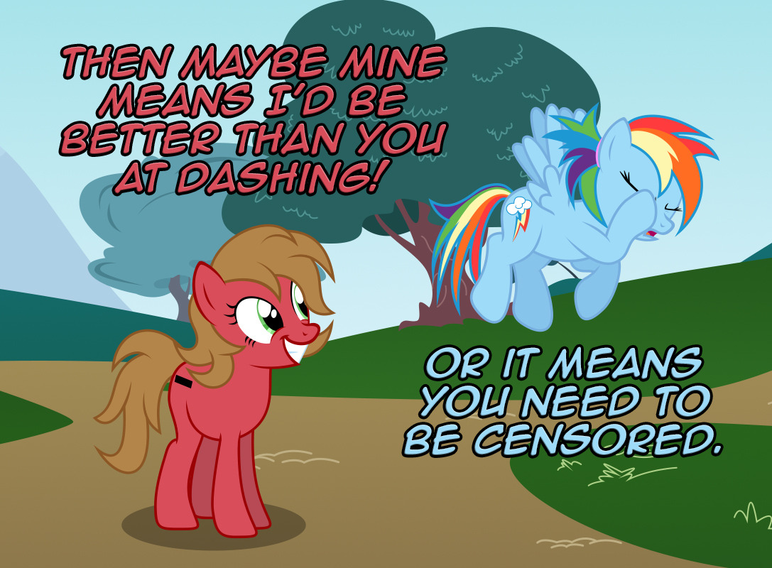 askpun:  This joke may have crossed the line. Artwork by NightmareMoonSScript #630