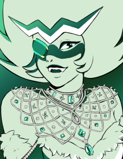 unicagem:Emerald wearing this emerald, white gold and diamond necklace… is this gem harvesting? Is she wearing corpses? And now I can hear her screaming “It was bad enough you stole my necklace&hellip;.!”