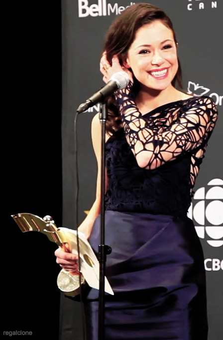 regalclone:Tatiana Maslany // Canadian Screen Awards 2015  