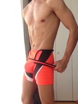 just-another-gay-teen:  Nice body and bulge all in a singlet