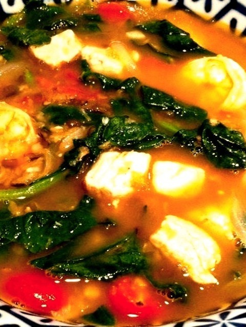 Soups, Stews And Chili - Seafood - Mongo Guisado Mung Bean SoupMung Beans Are Simmered In Chicken Broth