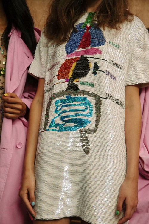 wallflowermanifesto:Backstage at Ashish SS16Photography Daisy Walker