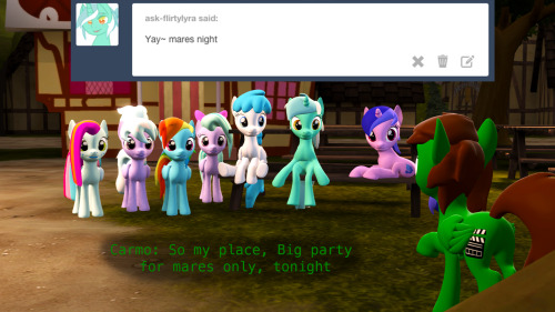 askcarmo:So yeah, finally updated this blog, it’s been like forever, but now, I’m back, and I’m answering questions again. Also going to finish this M!A.So the mare’s night going to be great. Stay tuned to see what happens  x3