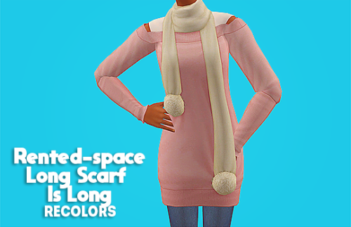 [ts2] Rented-space Long Scarf Is Long outerwear - recolorsI realized I am in big need of more outerw