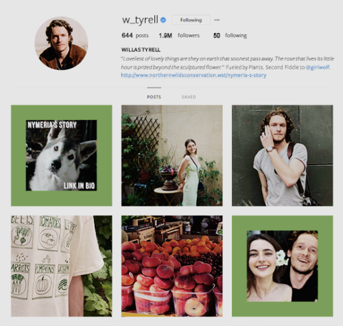 Willas & Arya — Instagram AU