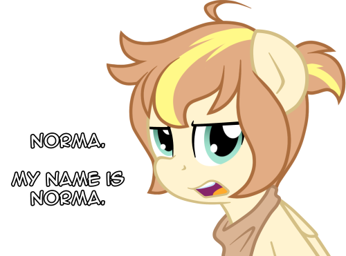 asklibrapony:  Norma forgot her coffee this morning.  >w< Poor Norma~