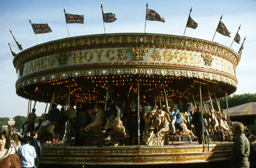 Roundabout, Nottingham Goose Fair, 1983