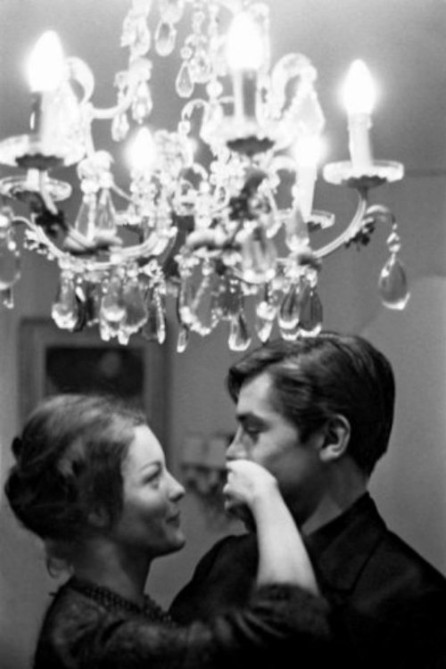 manythewonders:Romy Schneider &amp; Alain Delon, 1959