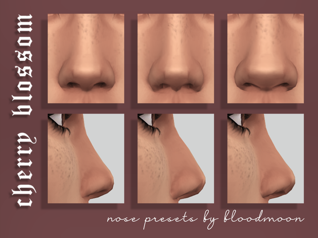 sims 4 first person teeth nose and eyelashes
