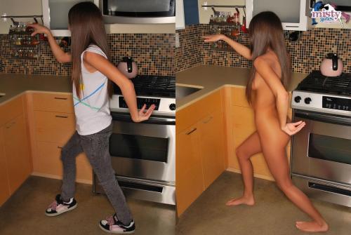 misty-gates:  Misty Gates in The Kitchen 01-07