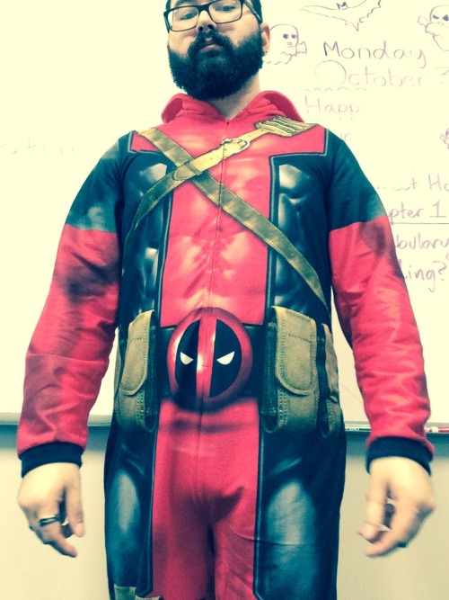 rickys-black-cloud:  Halloween is the one day a year you can wear your pajamas to work and none of the other teachers can say anything about it. Happy Halloween everyone!