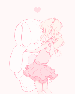 tiny-art-princess:  🐰  💖   