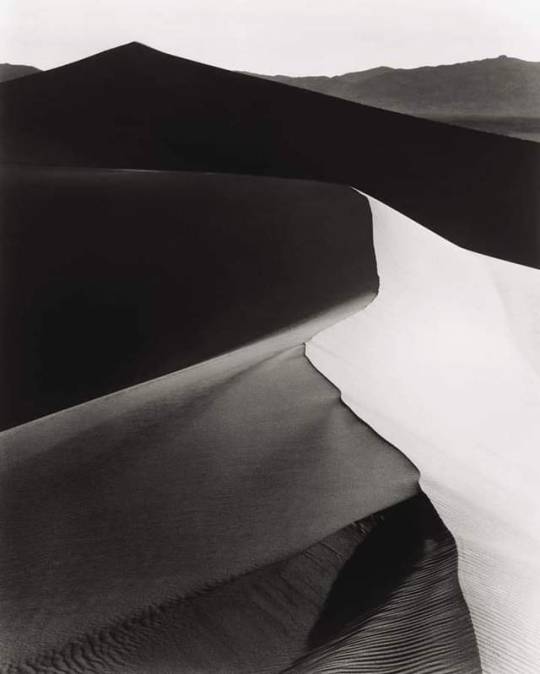 sophi-aubrey:  Ansel Adams, Dunes , 1948