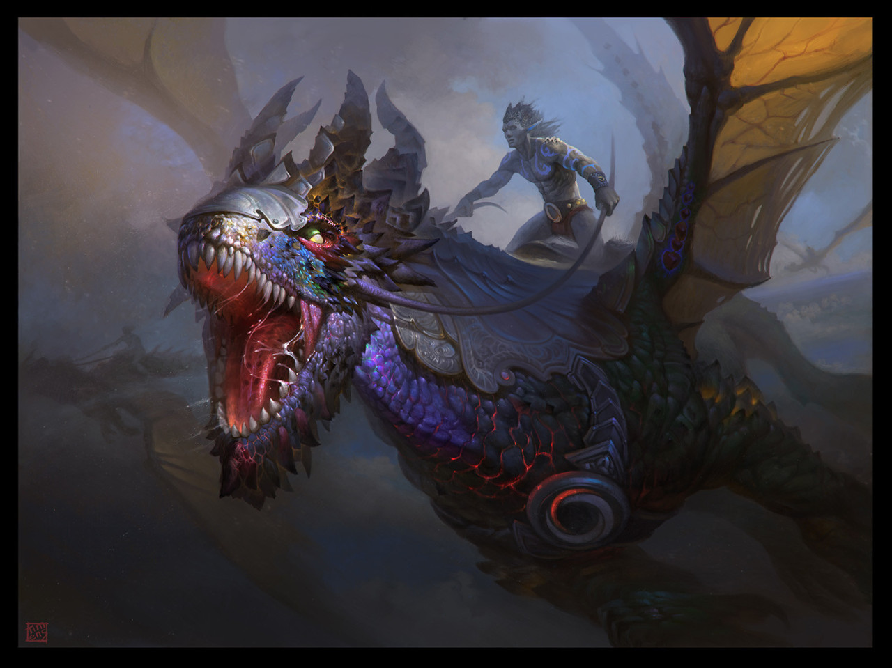 creaturesfromdreams:    Flying Dragon by  Timur Dairbayev     