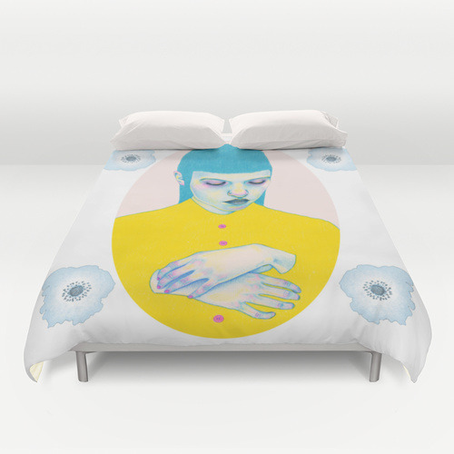 natalieff:  Duvet covers are now available on Society6, wohoo:-) “I love sleep. My life has the tendency to fall apart when I’m awake, you know?” - Ernest Hemingway   