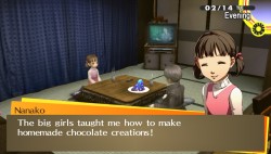 persona345:  kazu-kuns-corner:        Well, shit.  2 things… 1. Does it seem odd to anyone else that they emphasize “HAVE” and not “NO”? Or is that just me? 2. That’s a slime…. It’s literally a small blue slime…  In short- Nanako created