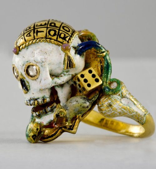 amare-habeo:Ring “Alchemy”, 1940 (Gold, white enamel on gold, diamonds, enamel)Musée Maillol, Paris,