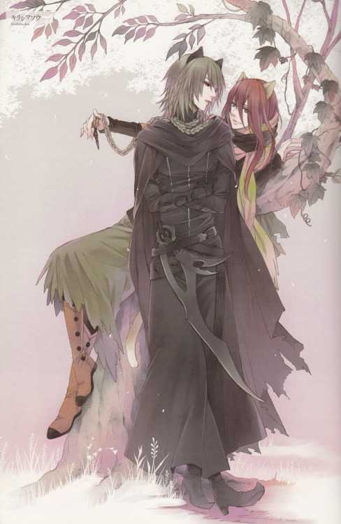 ribikatrail:  Lamento - NITRO+CHiRAL Years Artbook - Colour Scans 