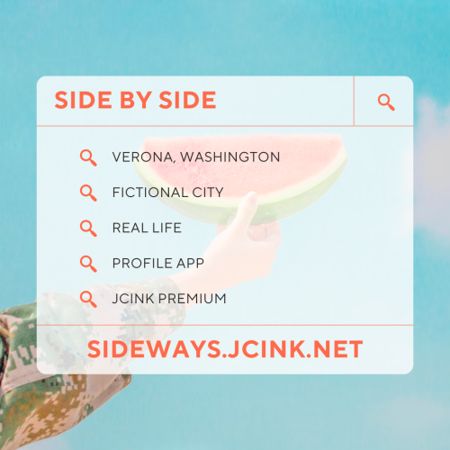  ♡ WELCOME TO VERONA, WA ♡side by side is a brand new jcink premium site set in the fictional city