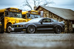 stancenation:  Slammed Mustang. // http://wp.me/pQOO9-mz8