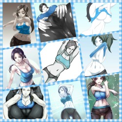 drawnperfection:  Wii Fit Trainer II