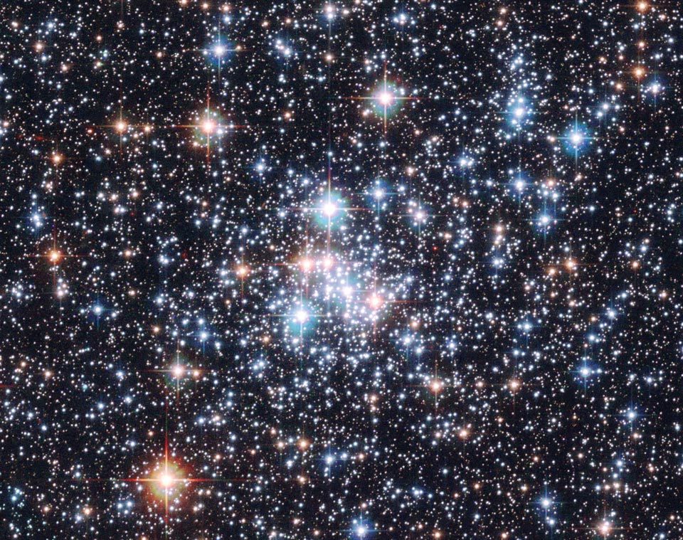 Open Cluster NGC 290: A Stellar Jewel Box
Image Credit: ESA & NASA; Acknowledgement: E. Olszewski (U. Arizona)
Explanation: Jewels don’t shine this bright – only stars do. Like gems in a jewel box, though, the stars of open cluster NGC 290 glitter in...