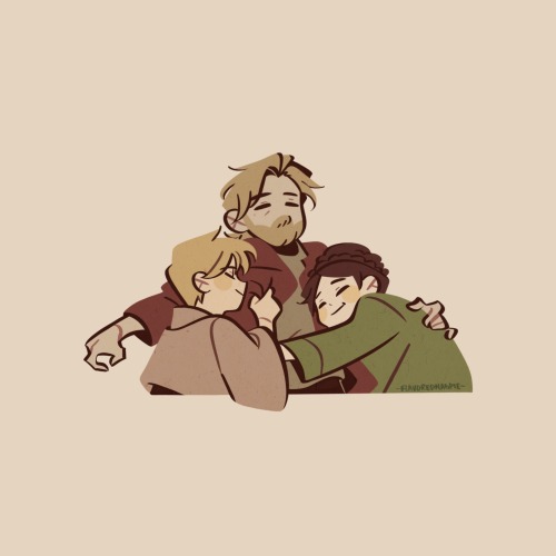 flavoredmagpie: kenobi series ended… me: makes a compilation of obi wan and kids to heal my o