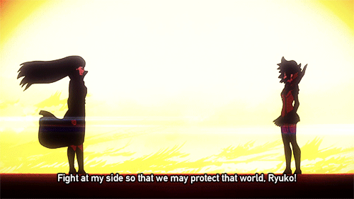 lifefibersync: Ryuko, you were somewhat touched earlier, weren’t you? 