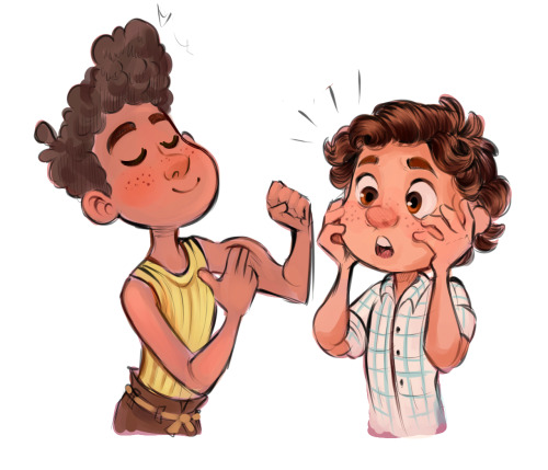 Some Luca and Alberto.  Needless to say, I love this movie.  