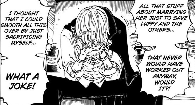 The merciless evil lady forces Sanji to make a tough choice! One