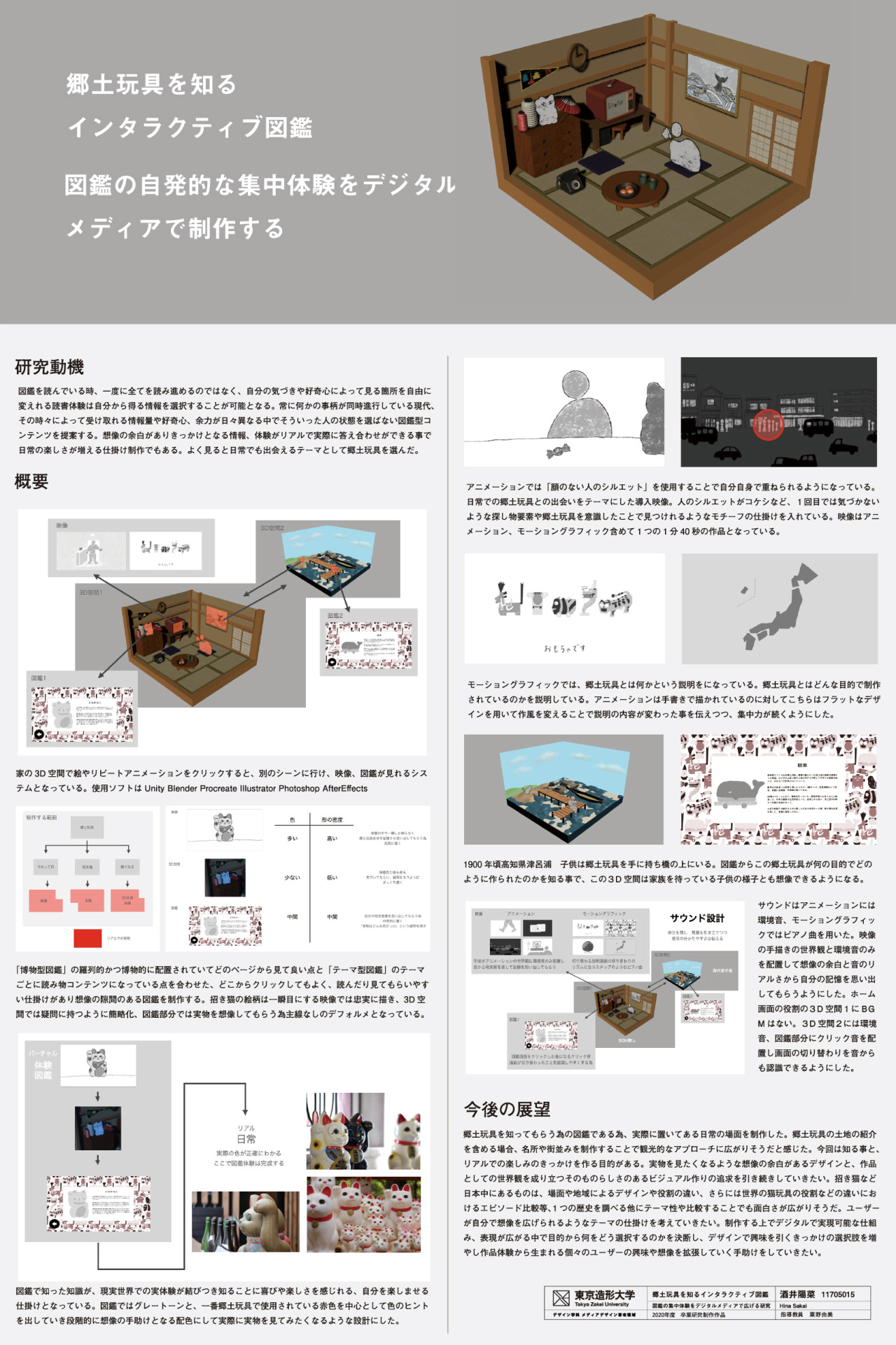 東京造形大学メディアデザイン専攻卒業研究