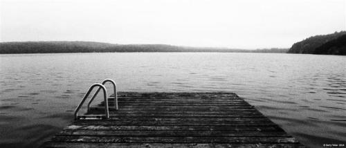Misty Mornings…Lake Mazinaw, ON. Canada ~ Coast to Coast ~ Shades of Black & White ~ Abst