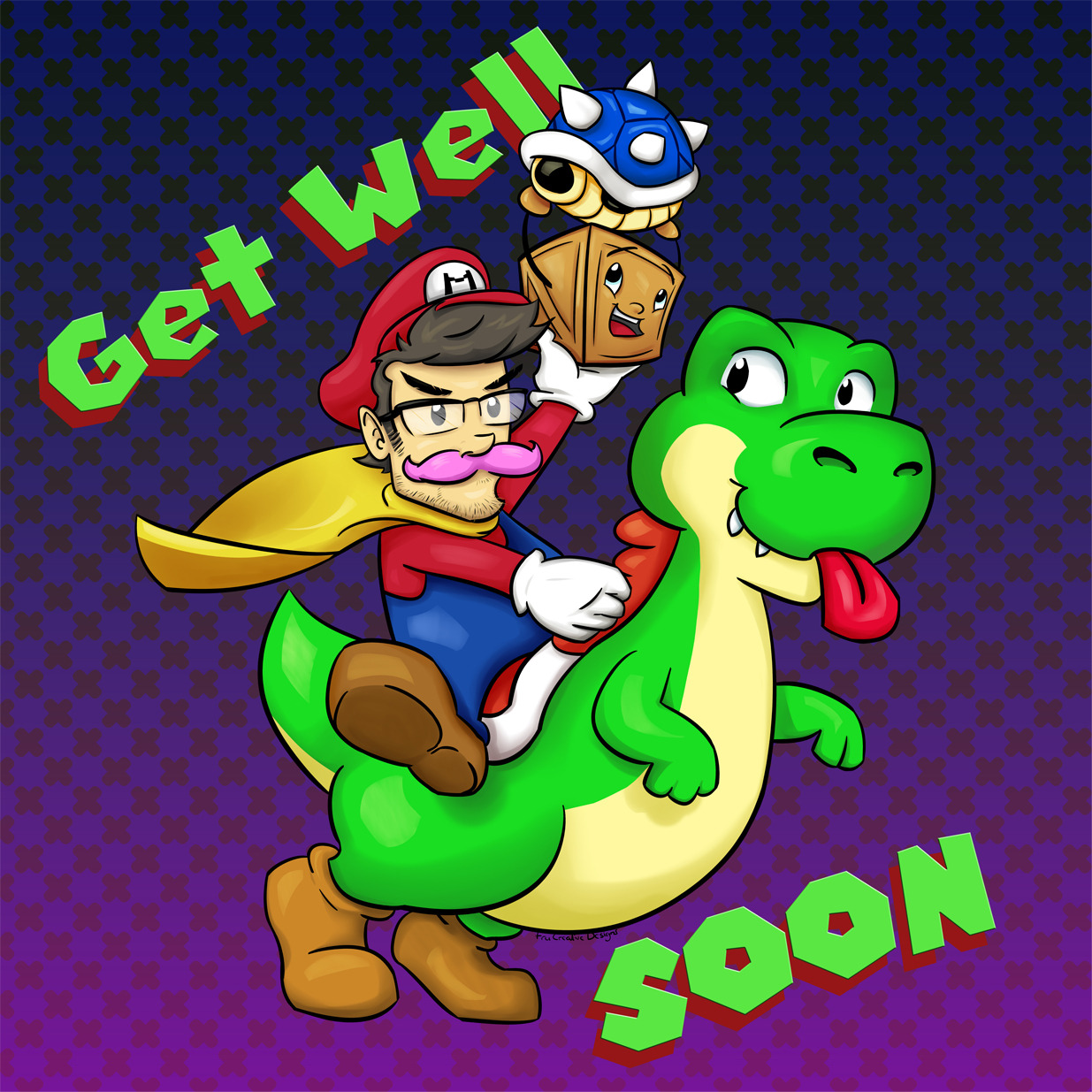 trucreativedesigns:  Finished drawing from Markiplier’s Charity Live stream for