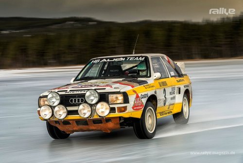 collaverglas:  Stig Blomqvist and the Audis Sport Quattro & Sport Quattro S1. 