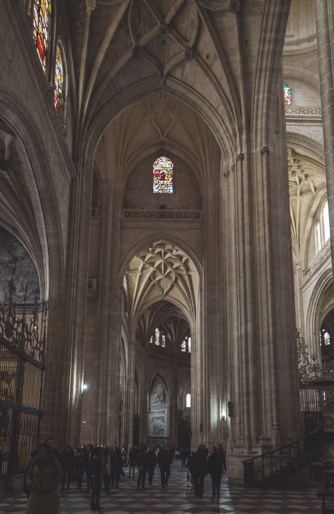 The cathedral in Segovia