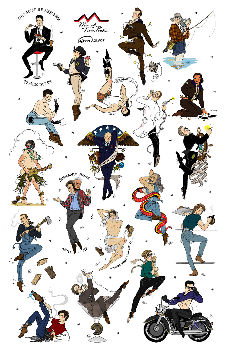 emmamunger:  Here’s my flash sheet with them all! A4 print on 100lb matte paper