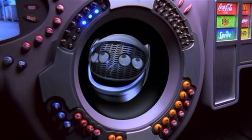 y2kaestheticinstitute:  Blobby dashboard design & excessive product placement of the ‘Gadgetmobile’ (Inspector Gadget - 1999)