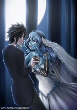 Arya-Aiedail:  - You May Kiss The Bride - Happy Gruvia Halloween!!Inspired By Film