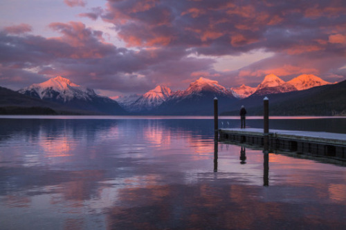 drxgonfly:Lake McDonald Sunset (by Jacob W. Frank, NPS)