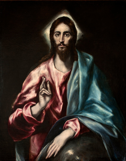 Christ as Savior, El Greco, between 1610 and 1614