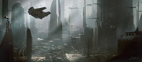 Coruscant Star Wars by daRoz 
