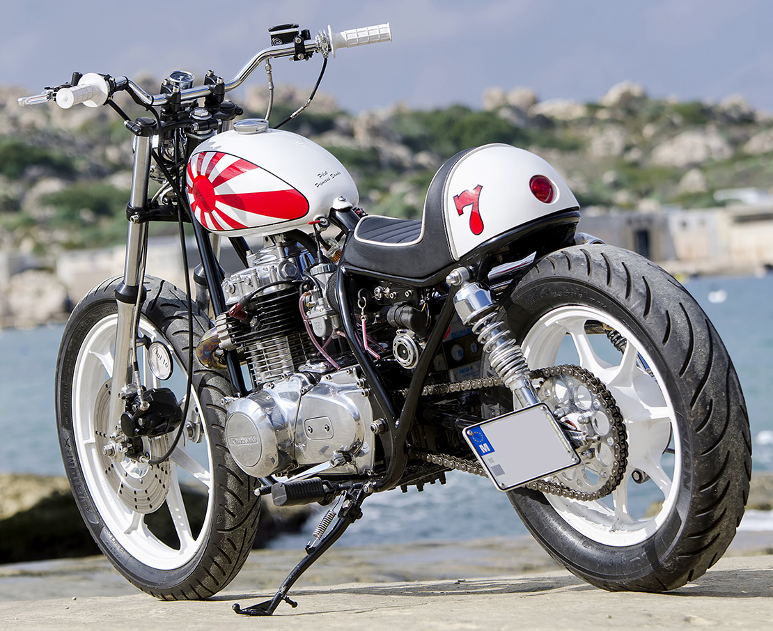 caferacerpasion:  Kawasaki KZ440 Street Tracker by Choppershack for Princess Sandi