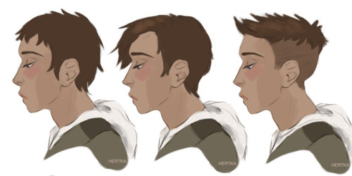 hertka:Lance with different haircuts （⌒▽⌒ゞ