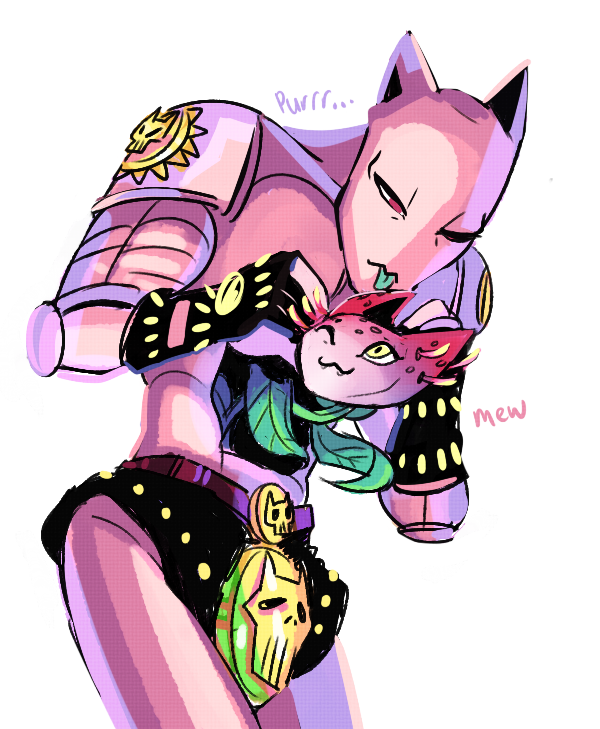 paychiri:  Do you think Killer Queen opens his stomach compartment and bends down