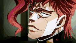 didyoulaythisegg:  Anyone who dosent watch or read jojo wanna try to figure out what its about from these very out of context pics and gifs?   Rubber Soul fucking with those cherries doesn’t make sense /in/ context. 