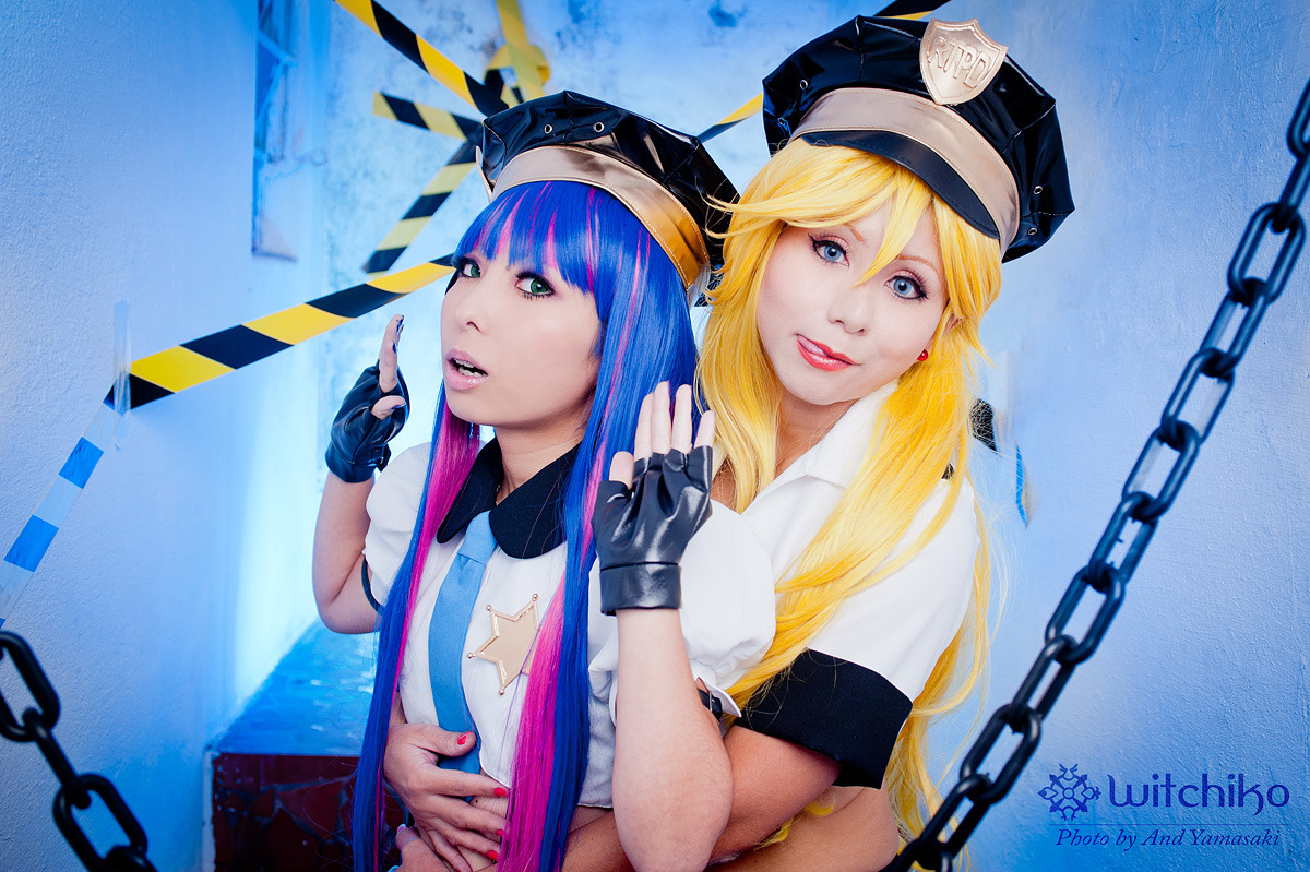 cosplayfanatics:  Panty and Stocking Cosplay By Witchiko and Hitomi-Cosplay Follow cosplayfanatics.tumblr.com for